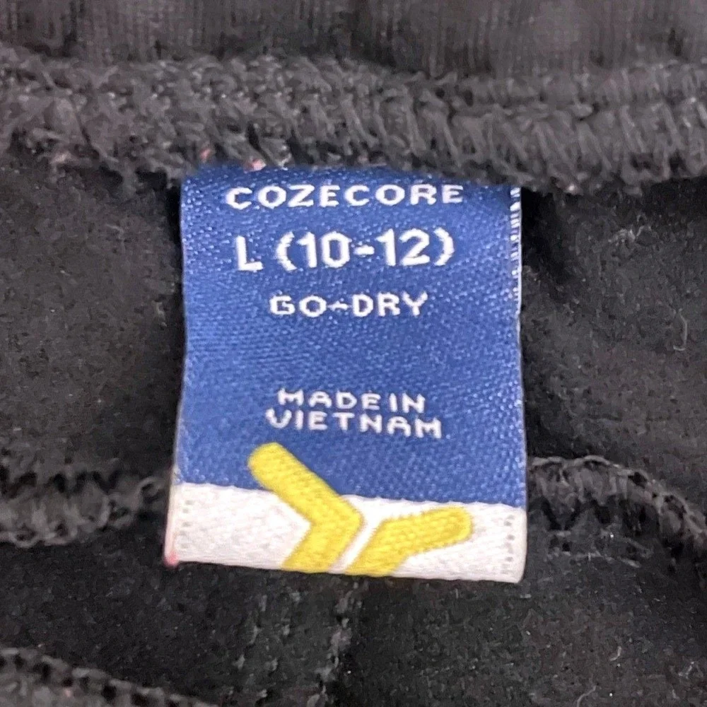 Old Navy CozeCore Go-Dry Boys‎ Black Active Jogger Pants Size L 10-12